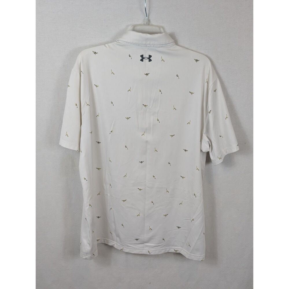Under Armour The Playoff Polo Bird Print Polo Shirt Men's Size XL - Picture 7 of 10